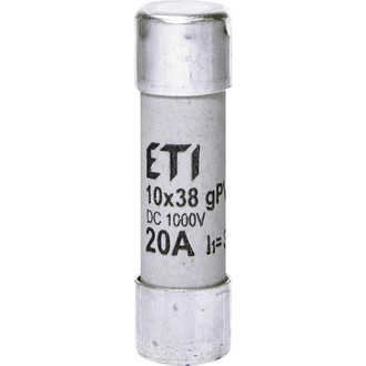Запобіжник ETI CH 10x38 gPV 20A 1000V (30kA)