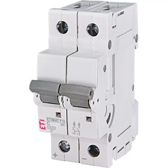 Автоматичний вимикач ETI ETIMAT6 p10 DC 2p C 32A (6kA)