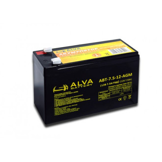 Акумулятор Alva Battery АВТ-7,5-12 (12V7,5AH) AGM