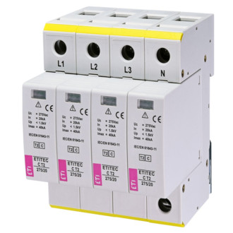 Обмежувач перенапруги ETITEC С T2 275/20 (4+0)