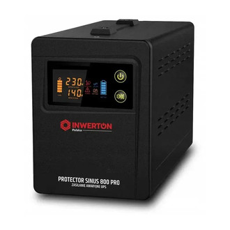 Перетворювач напруги із зарядним пристроєм Inwerton Protector Sinus 800/500W 12V